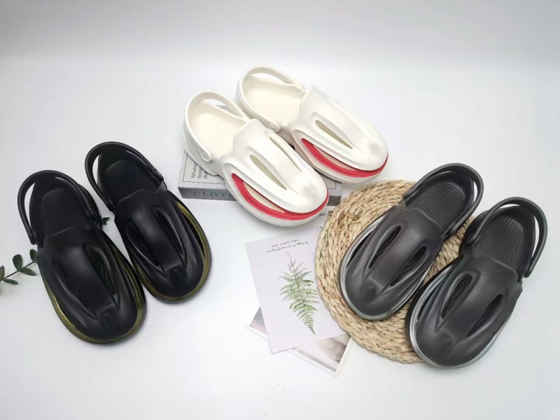 Trendy Hole Shoes Comfy Cushioned Thick Sole Anti slip Summer Outdoor Garden Shoes