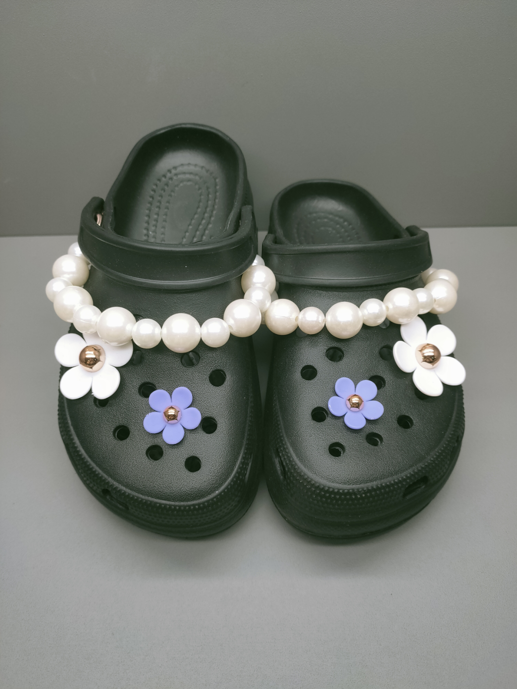 New Flower Fashion Casual Outwear Thick Sole Elevated Garden Hole Shoes Women's Shoes