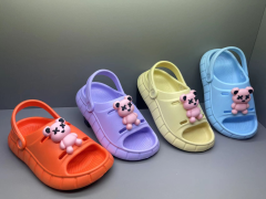Summer New Cute Cartoon Bear Anti slip Outdoor Indoor Boys and Girls Soft Sole Children's Slippers