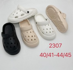 Trendy Hole Shoes Comfy Cushioned Thick Sole Anti slip Summer Outdoor Garden Shoes