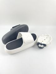 Thick Sole Premium Quality Cushion Slide Adjustable Velcro Slipper with Super Soft and Bouncy Soles