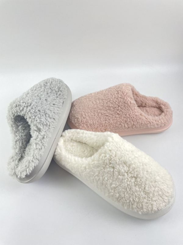 Fluffy Fuzzy Slipper Plush Slipper Furry Cute for Winter Men and Women Slippers