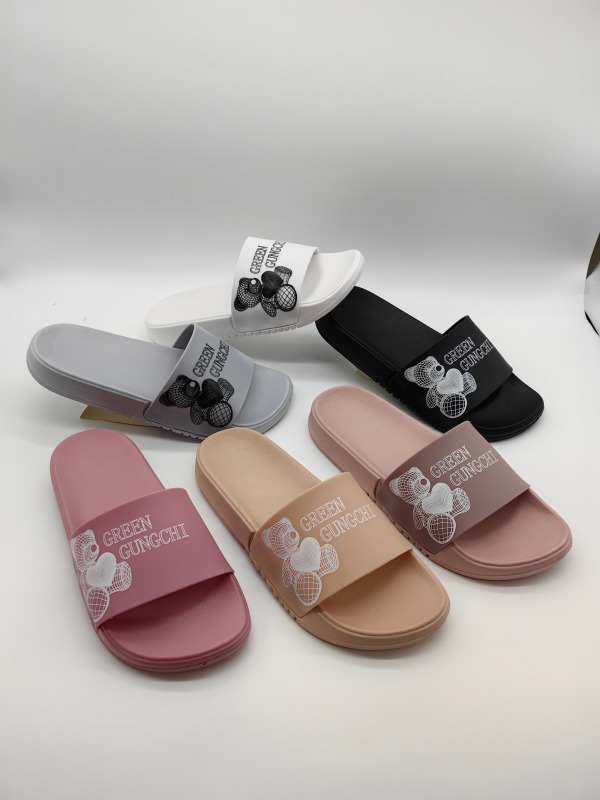 Comfortable printed upper lady slipper