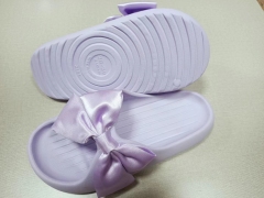Bowknot Ribbon Fashion Anti-slip Open-toe Slide Bow-tie Cute Slipper for Women