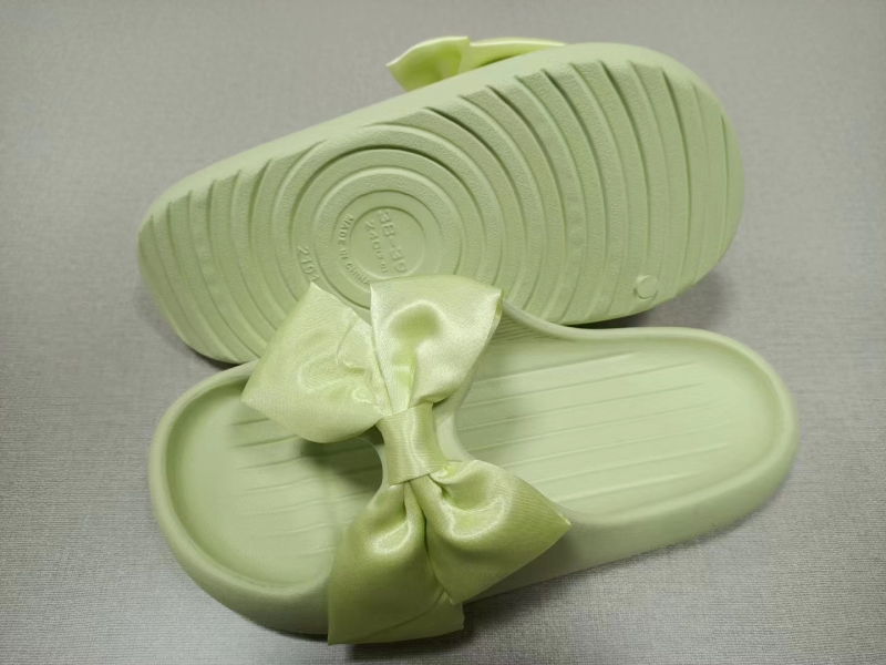 Bowknot Ribbon Fashion Anti-slip Open-toe Slide Bow-tie Cute Slipper for Women