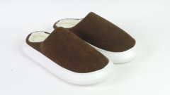 Soft Plush House Slippers Foam Shoes Slip-on Cozy Indoor Outdoor Slippers