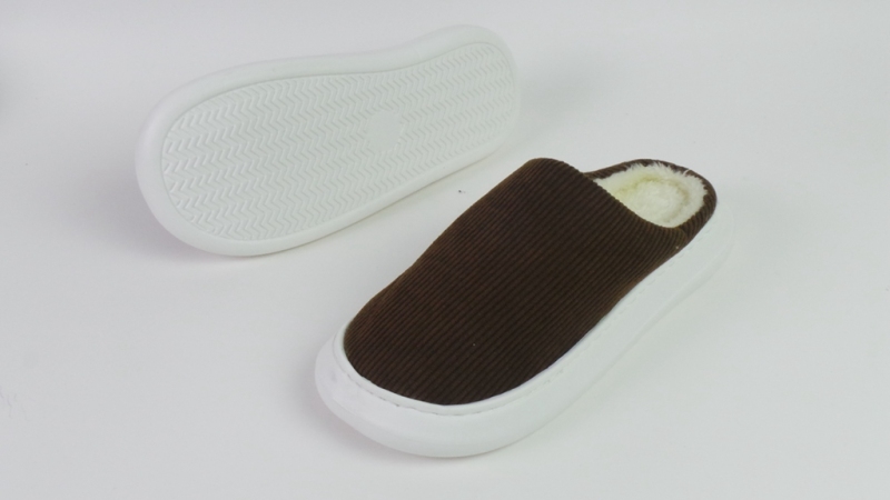 Soft Plush House Slippers Foam Shoes Slip-on Cozy Indoor Outdoor Slippers