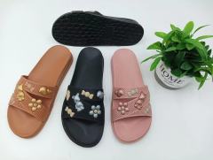 Custom Thick Platform Casual PVC Sandals Women Slippers Beach Casual Shoes Sandalias
