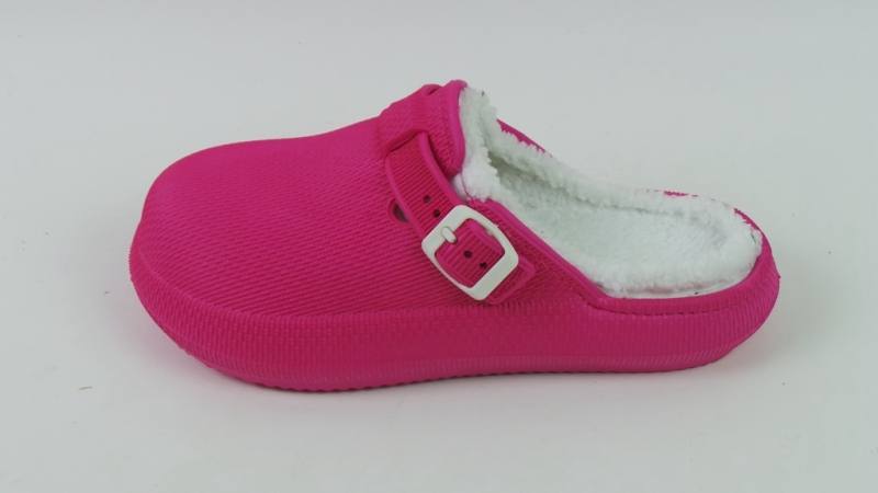 New Arrival Unisex Non-slip Platform Fur Clogs Winter Indoor Keep Warm Clogs Shoe Plush Slippers