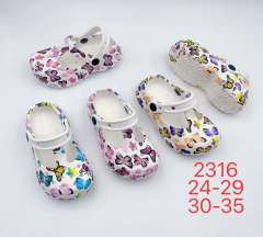 Children clogs multiple colors EVA Sandals Breathable wholesales printing sandals Kids Garden shoes
