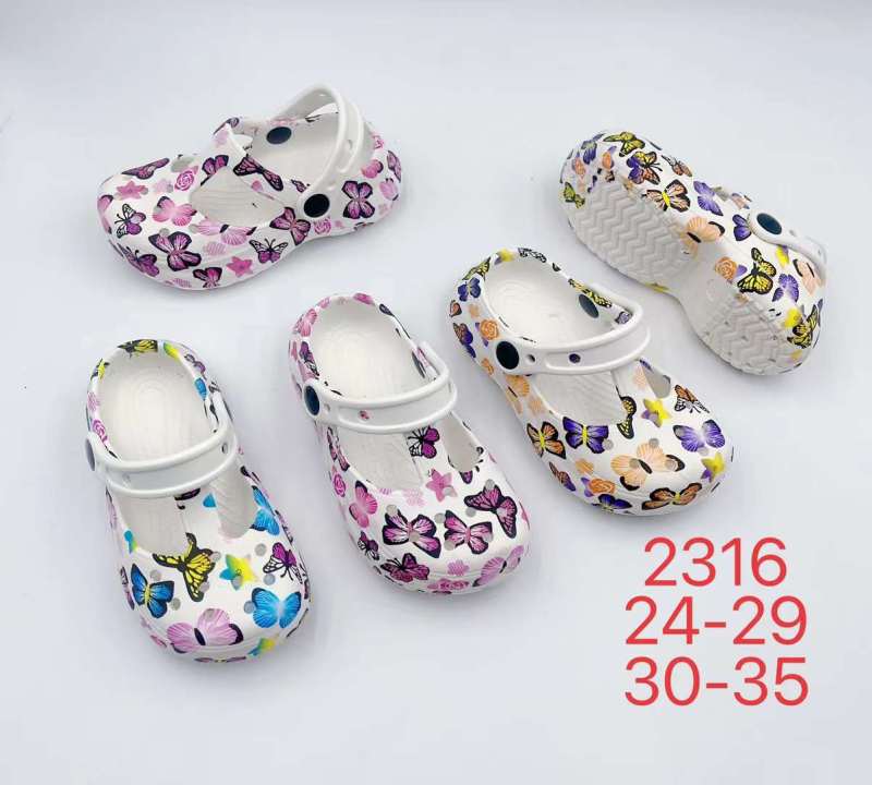 Children clogs multiple colors EVA Sandals Breathable wholesales printing sandals Kids Garden shoes