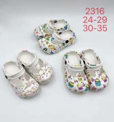 Children clogs multiple colors EVA Sandals Breathable wholesales printing sandals Kids Garden shoes