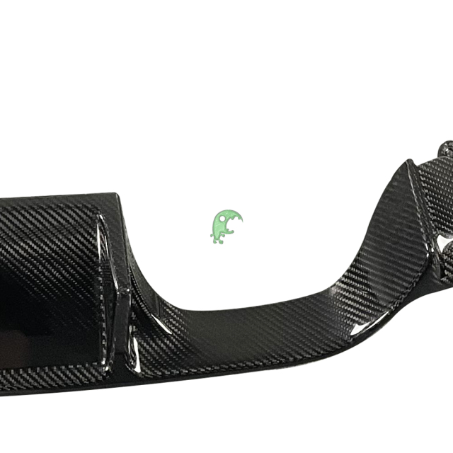 SFA Style Dry Carbon Fiber Rear DIffuser With LED For BMW  F80 F82 F83 M3 M4 2014-2016