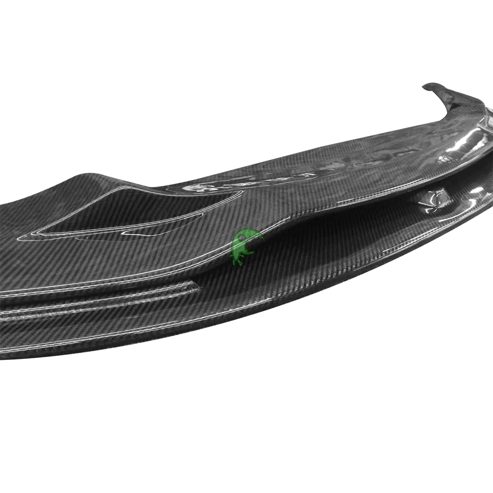 PSM Style Dry Carbon Fiber Front Lip With Under Lip For BMW M3 M4 F80 F82 F83 2014-2016