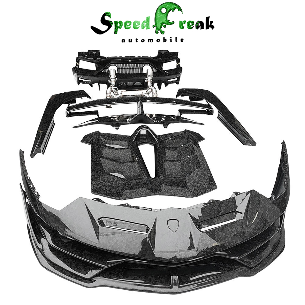 SVJ Style Partial Forged Dry Carbon Fiber Body Kit For Aventador Bodykit LP700-4 Coupe LP720 LP750 2011-2015