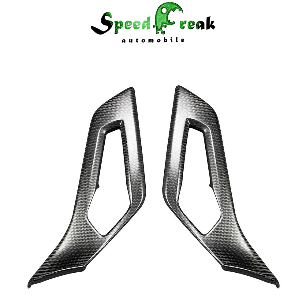 Matt Finished Dry Carbon Fiber Door Handel Cover Interiors Kits Set For Aventador LP700-4 LP720 LP750 2011-2015
