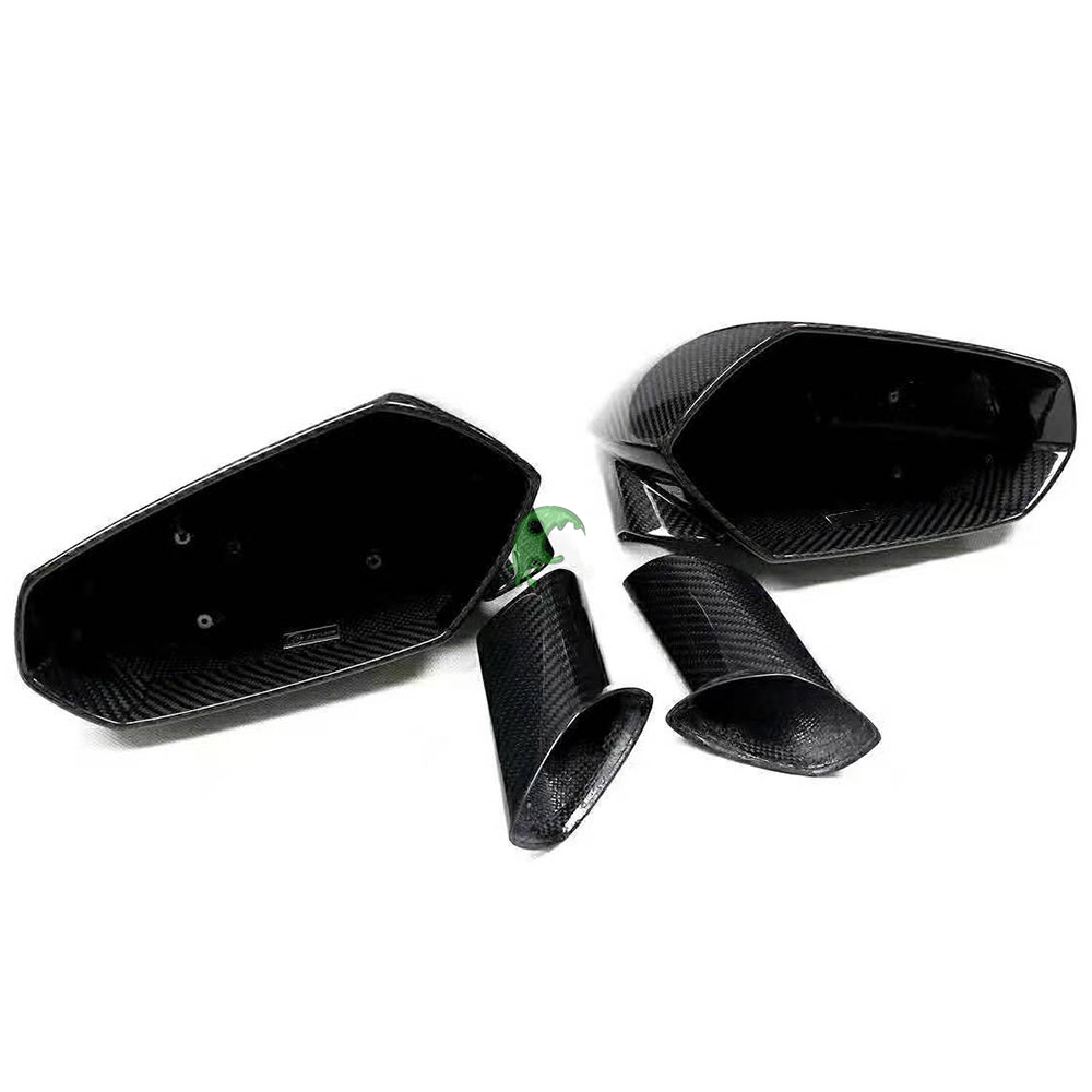 Dry Carbon Fiber Side Mirror Cap Cover (replacement) For Lamborghini Aventador LP700-4 LP720 LP750 2011-2015