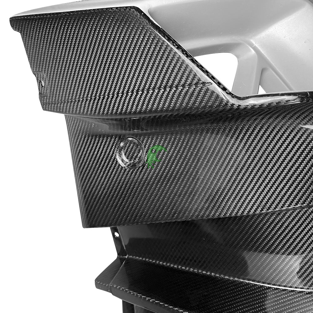 SV Style Half Dry Carbon Fiber Rear Bumper For Lamborghini Aventador Body Kit LP700-4 LP720 LP750 2011-2015