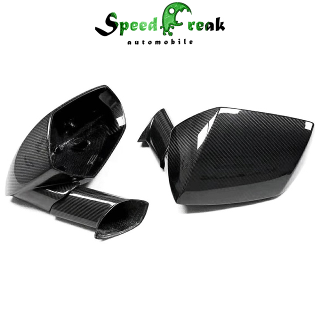 Dry Carbon Fiber Side Mirror Cap Cover (replacement) For Lamborghini Aventador LP700-4 LP720 LP750 2011-2015