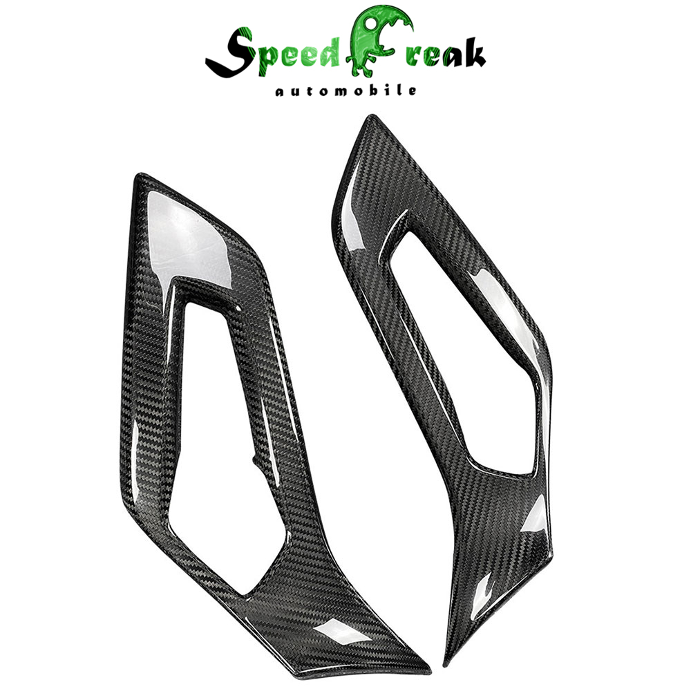 Dry Carbon Fiber Door Handel Cover Interiors Kits Set For Aventador LP700-4 LP720 LP750 2011-2015
