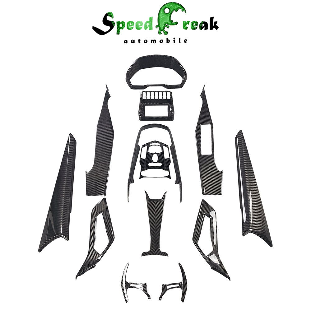 Dry Carbon Fiber Interiors Kits Set For Aventador LP700-4 LP720 LP750 2011-2015