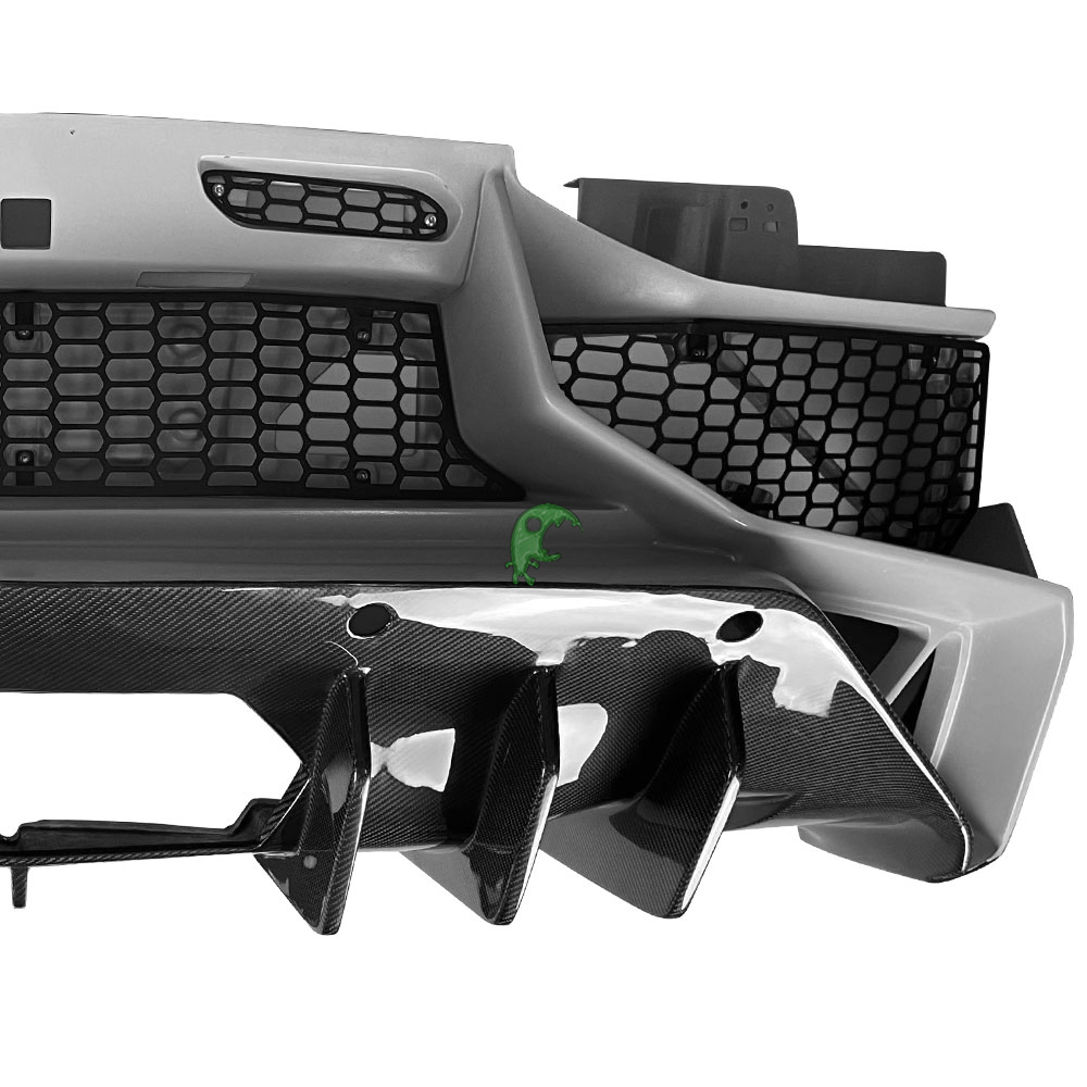 SV Style Half Dry Carbon Fiber Rear Bumper For Lamborghini Aventador Body Kit LP700-4 LP720 LP750 2011-2015