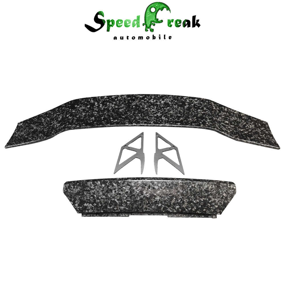 DMC Style Forged Dry Carbon Fiber Rear Spoiler With Trunk For Lamborghini Huracan LP610-4 2014-2018