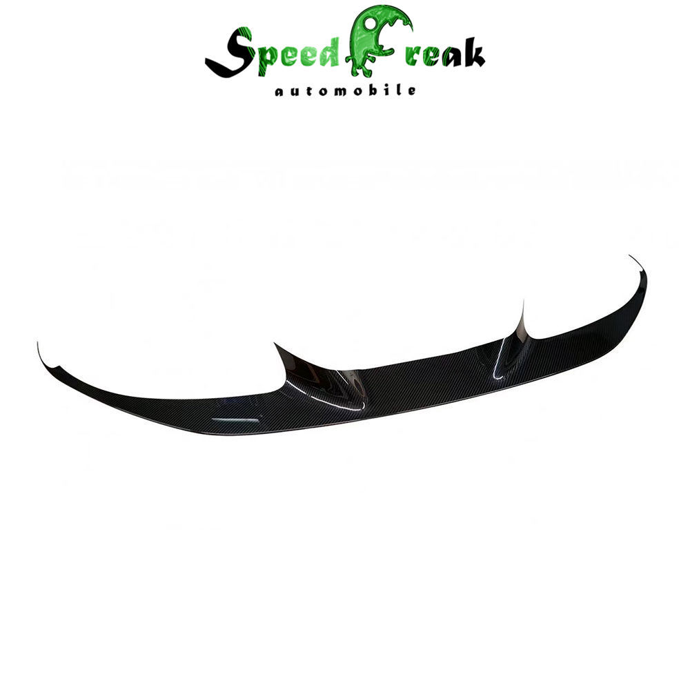Novitec Style Dry Carbon Fiber Front Lip Bumper Trim Cover For Ferrari F8 2020-2022