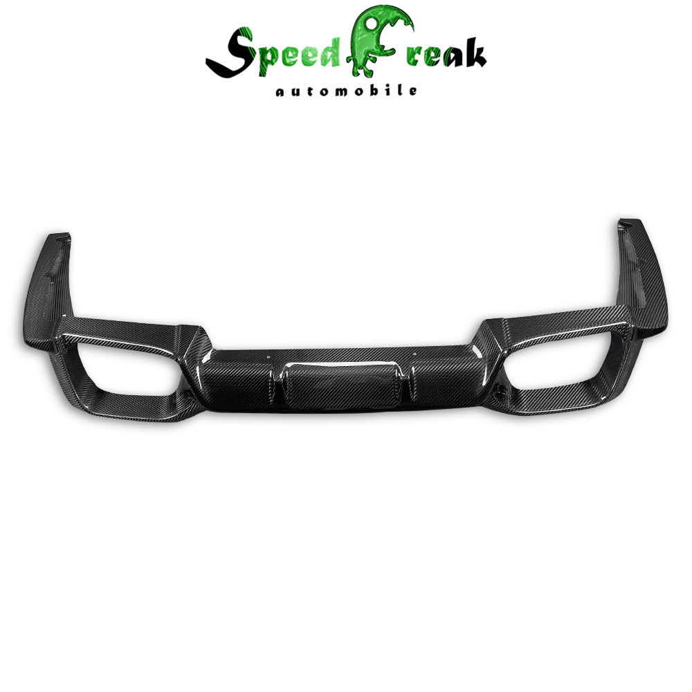 3D Style Dry Carbon Fiber Rear Diffuser  For BMW F98 X4M 2019-2021