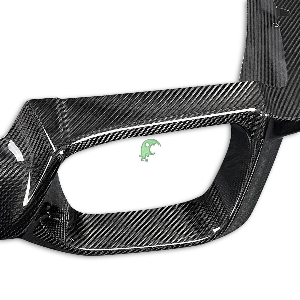 3D Style Dry Carbon Fiber Rear Diffuser  For BMW F98 X4M 2019-2021