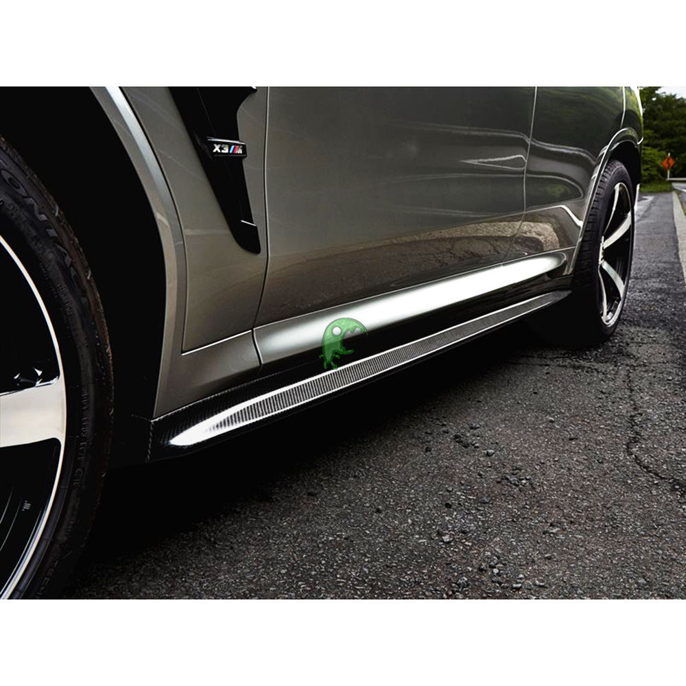 3D Style Dry Carbon Fiber Side Skirt For BMW F97 X3M F98 X4M 2019-2021