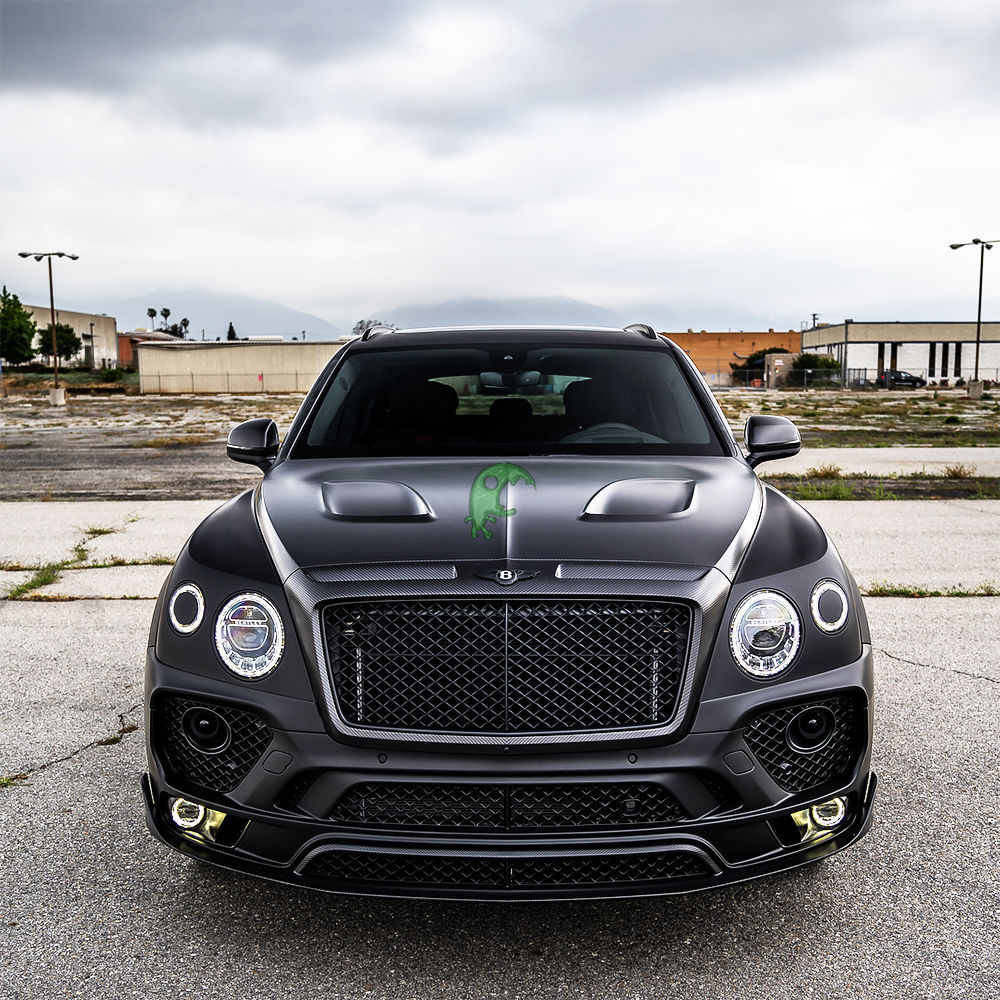 Mansory Style Half Carbon Fiber Body Kit For Bentley Bentayga 2016-2018