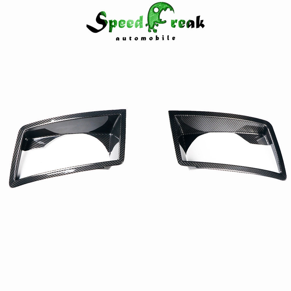 Dry Carbon Fiber Headlight Cover For Land Rover Defender 2020-2021