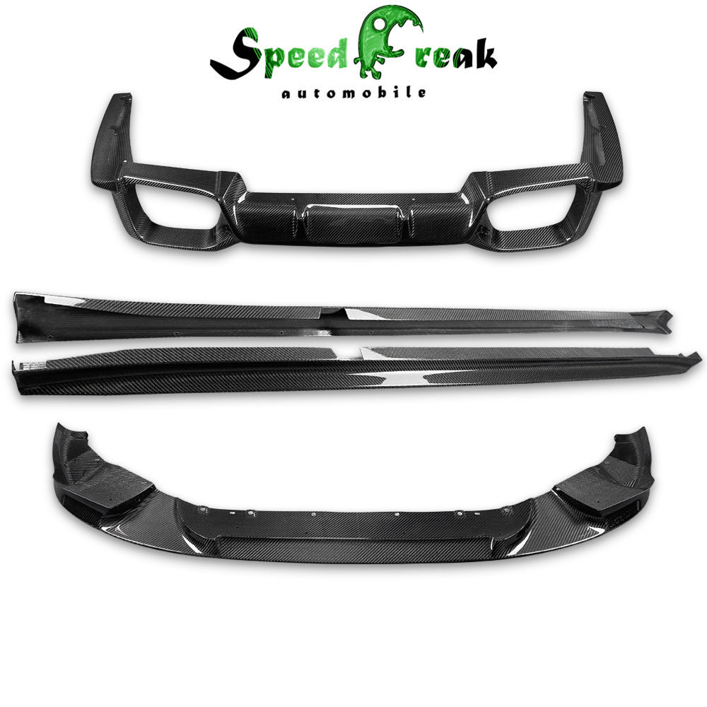 3D Style Dry Carbon Fiber Aero Kit For BMW F98 X4M 2019-2021
