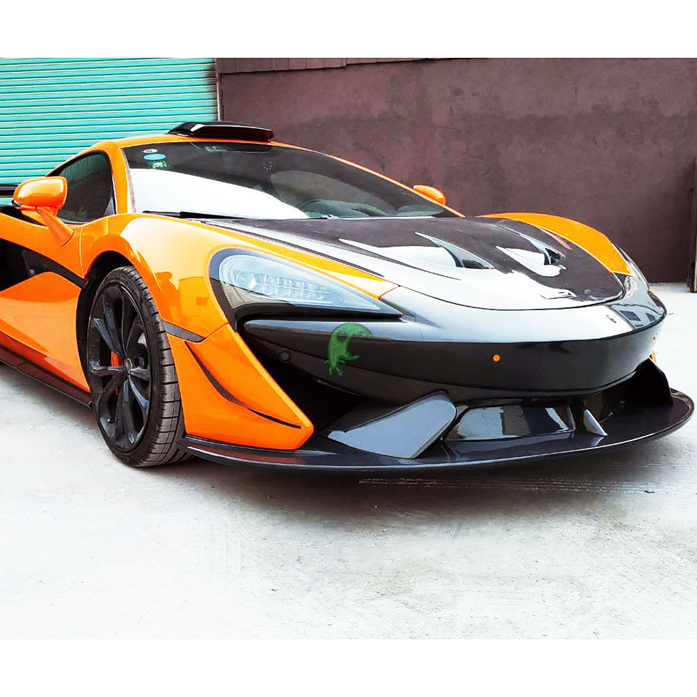 GT4 Style Dry Carbon Fiber Front Bumper For Mclaren 540C 570S 570GT 2015-2018