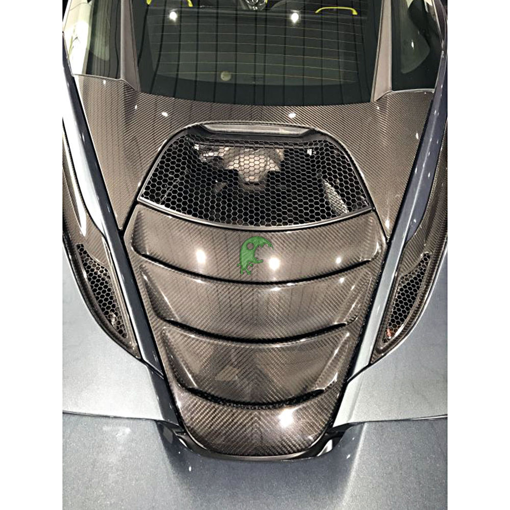 OEM Style Dry Carbon Fiber Engine Compartment Cover 1 For Mclaren 720S 2015-2017