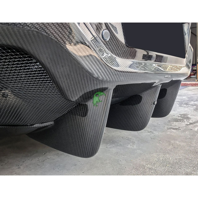 600LT Style Dry Carbon Fiber Rear Bumper For Mclaren 540C 570S 2015-2018