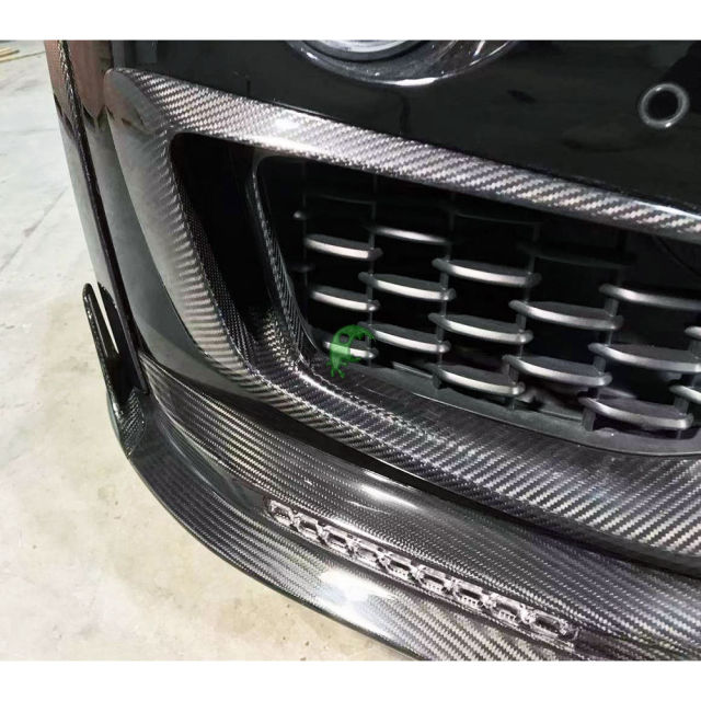 Mansory Style Dry Carbon Fiber Front Bumper Vent For Maserati Levante 2016-2018