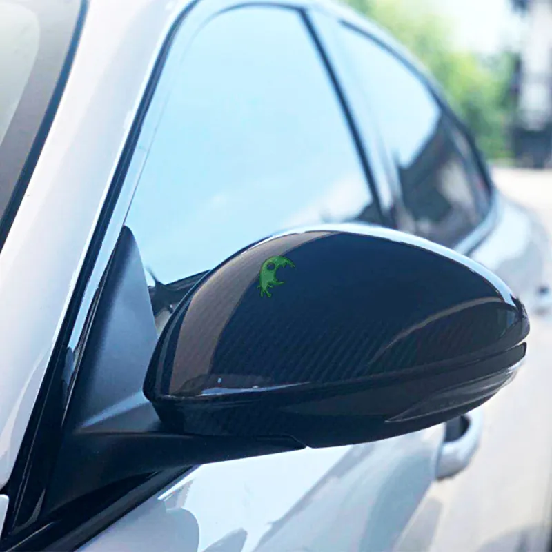 Dry Carbon Fiber Side Wing Mirror Cover (add on) For Alfa Romeo Giulia 2015-2021