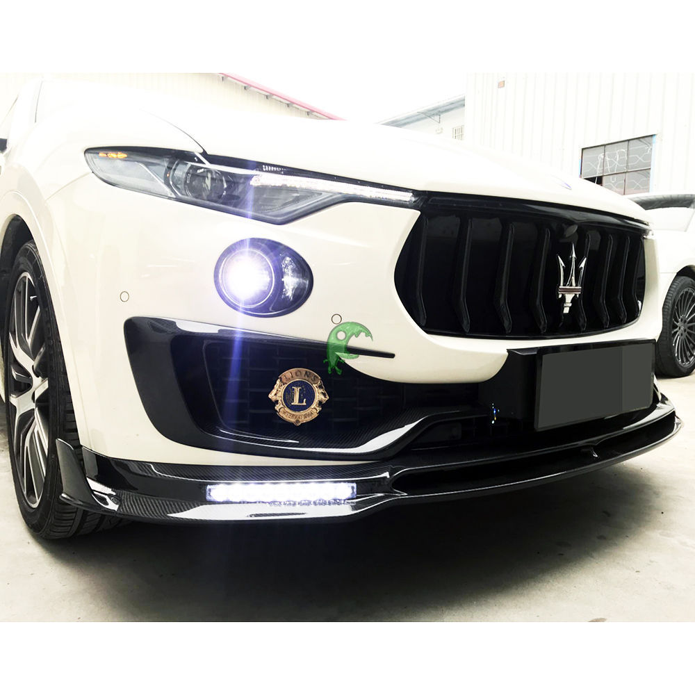 Mansory Style Dry Carbon Fiber Front Lip For Maserati Levante 2016-2018