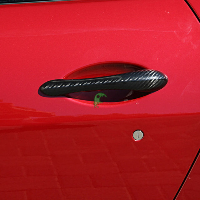 Dry Carbon Fiber Door Handle Cover For Maserati Granturismo Grancabrio GTS GT 2007-2015