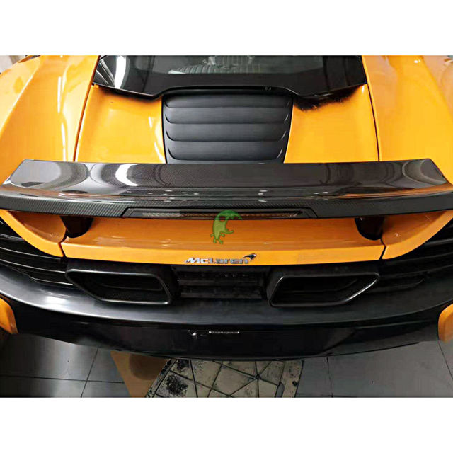 OEM Style Dry Carbon Fiber Rear Spoiler For Mclaren MP4-12C 650S 625C