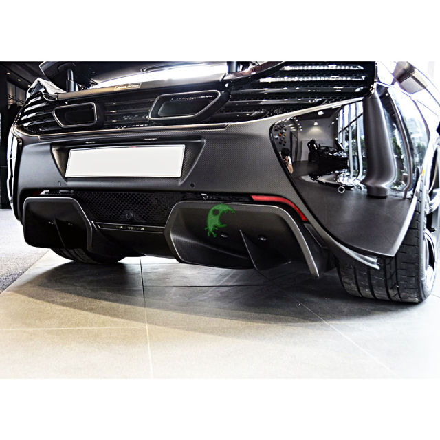 MSO Style Dry Carbon Fiber Rear Diffuser For Mclaren MP4-12C 650S 625C