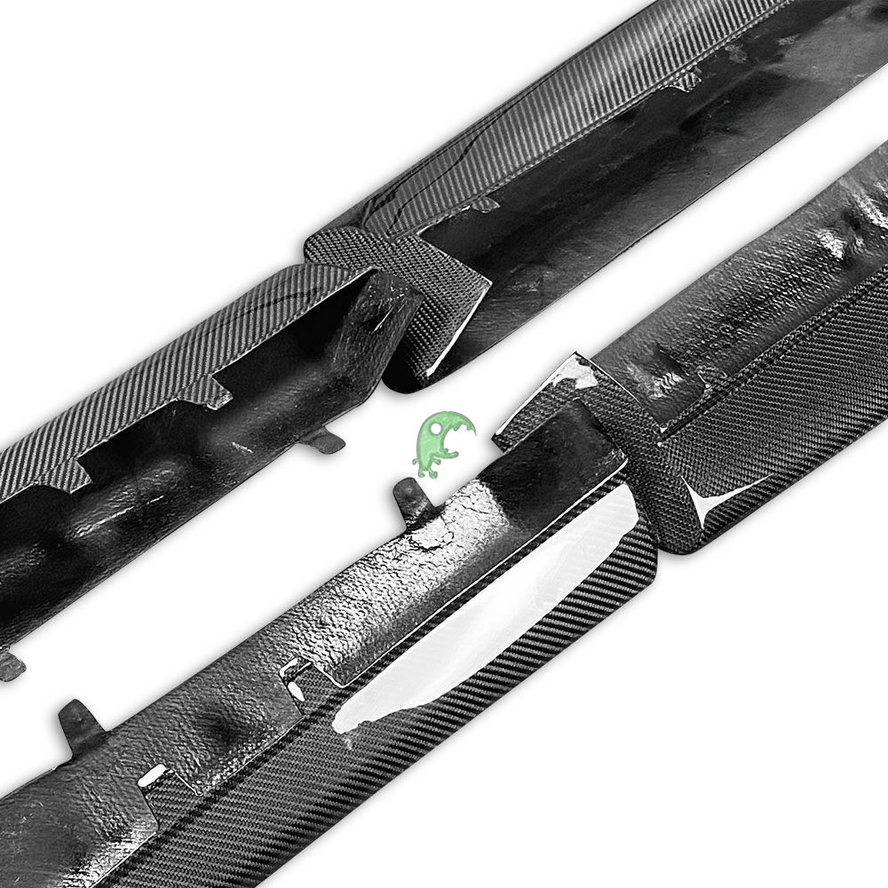 GT4 Style Dry Carbon Fiber Side Skirt For Mclaren 540C 570S 570GT 2015-2018