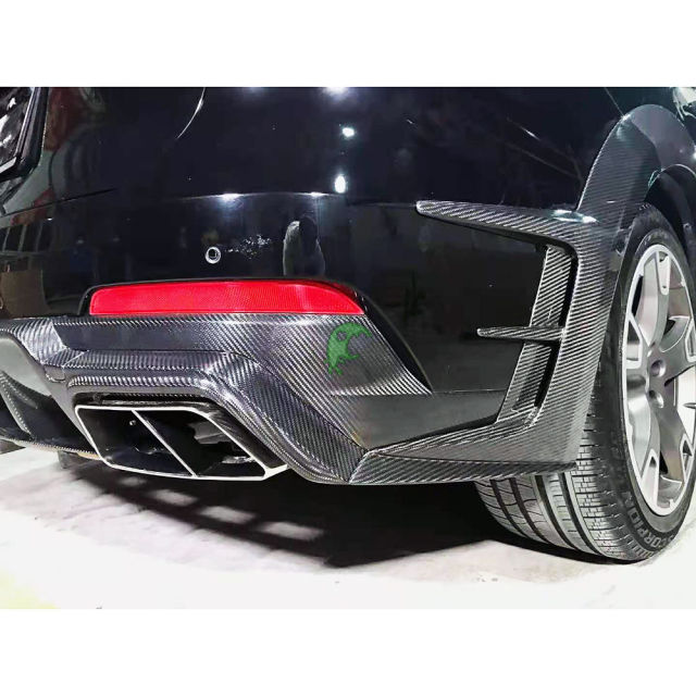 Mansory Style Dry Carbon Fiber Rear Diffuser For Maserati Levante 2016-2018