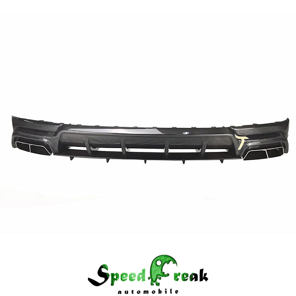 Mansory Style Dry Carbon Fiber Rear Diffuser For Maserati Levante 2016-2018