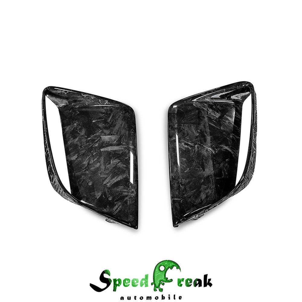 WS Style Dry Forged Carbon Fiber Front Bumper Vent For Audi RS7