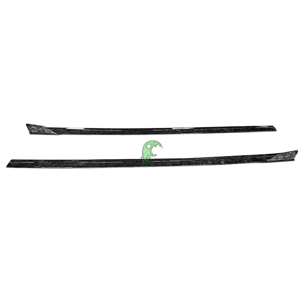 WS Style Dry Forged Carbon Fiber Side Skirt For Audi RS7