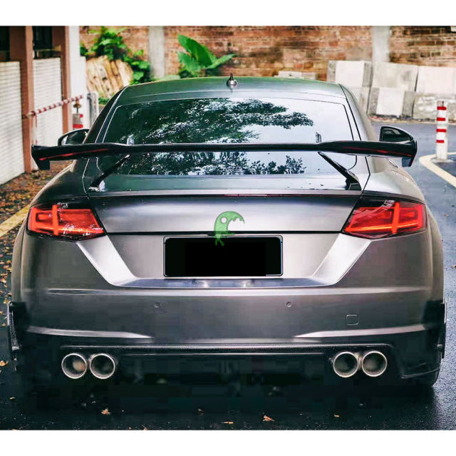 WS Style Dry Carbon Fiber Rear Spoiler For Audi TT TTS TTRS 2015-2019