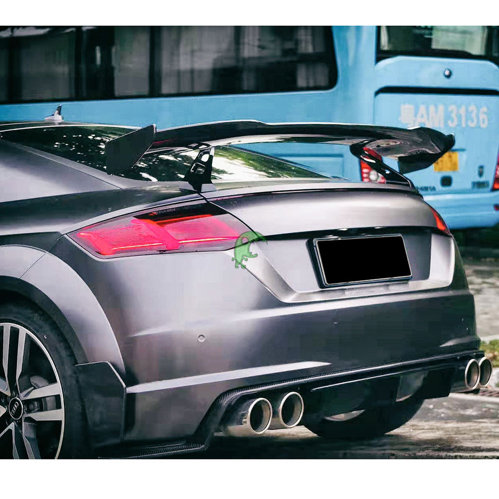 WS Style Dry Carbon Fiber Rear Spoiler For Audi TT TTS TTRS 2015-2019